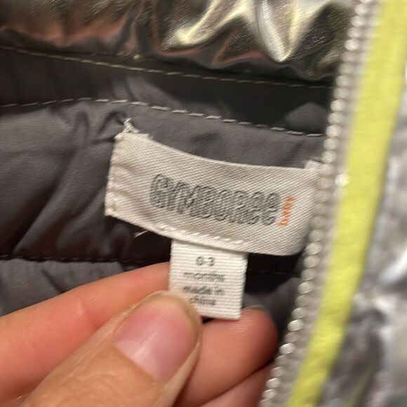 Gymboree Baby Metalic Silver puffy vest - Picture 5 of 11